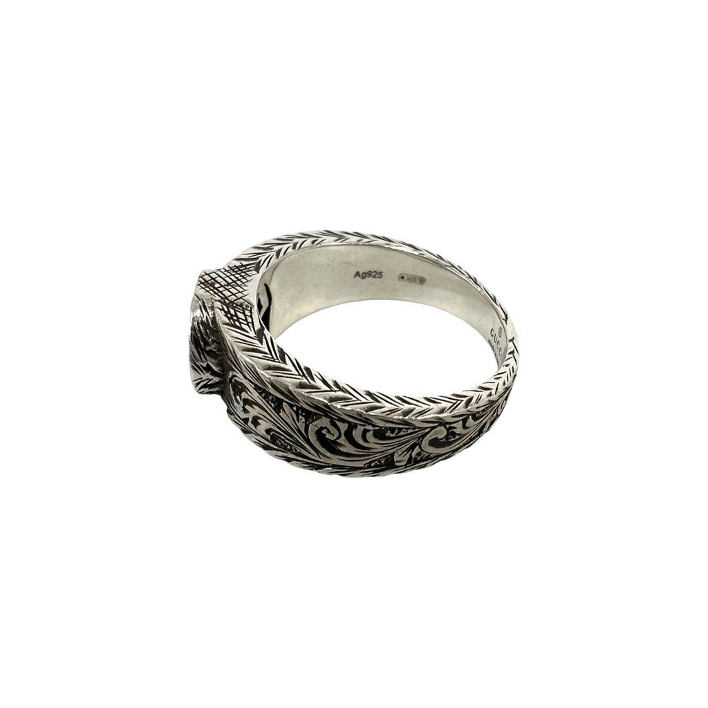 Gucci Interlocking G Arabesque Ring 925 Sterling Silver — view 4