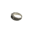 Gucci Interlocking G Arabesque Ring Logo 925 Sterling Silver — view 4