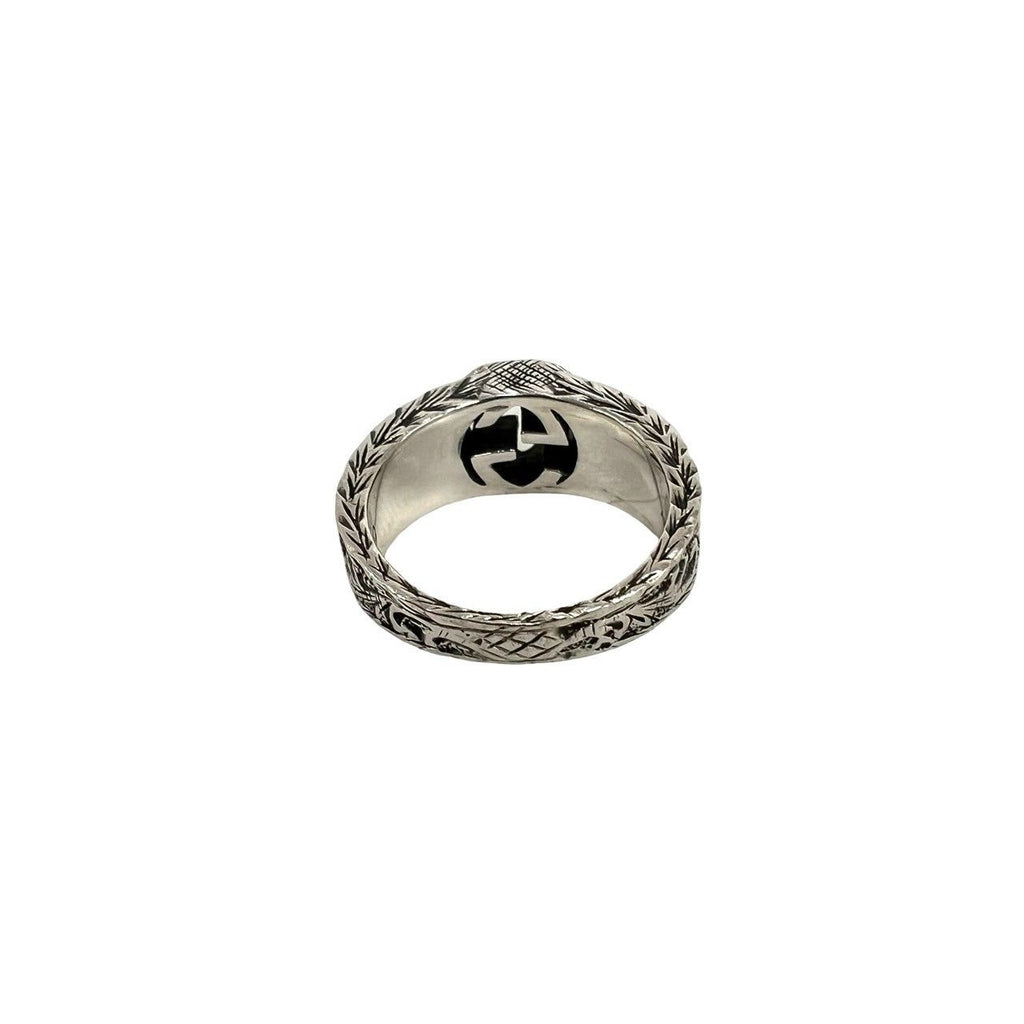 Gucci Interlocking G Arabesque Ring Logo 925 Sterling Silver — view 6
