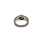 Gucci Interlocking G Arabesque Ring Logo 925 Sterling Silver — view 6