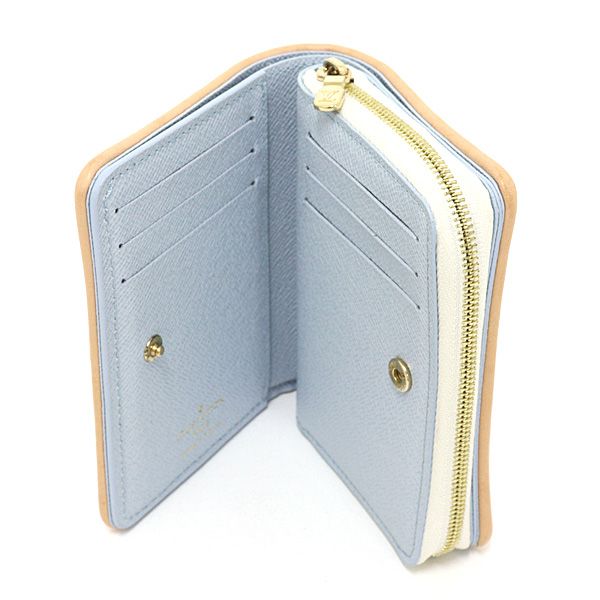 Louis Vuitton Portefeuille Lou Monogram Jacquard White Bifold Wallet — view 3