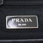 Prada Zebra Triangle Logo Leather Backpack Shoulder Bag — view 8