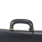 Loewe Anagram Leather Business Document Briefcase Black — view 2