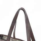 Gucci GG Supreme Leather Tote Bag Shoulder Hand Brown — view 2