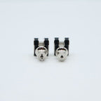 Hermes Earrings Pop H Mini Logo Rocabar Pair Black Silver — view 4