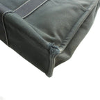 Hermes Deauville MM Canvas Tote Bag Hand Cotton Stitching Black SS — view 8