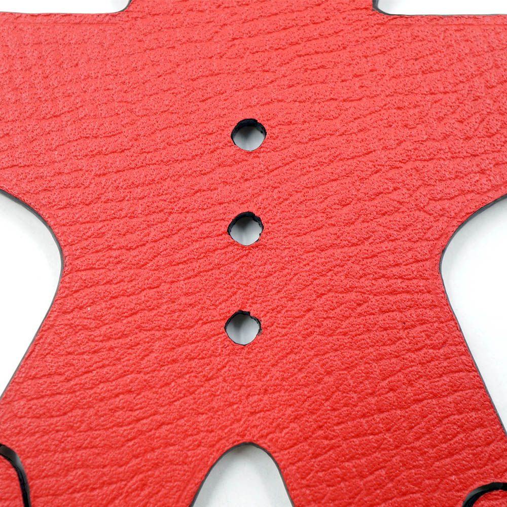 Hermes Charm Petit h Gingerbread Red Man Bag Strap — view 4