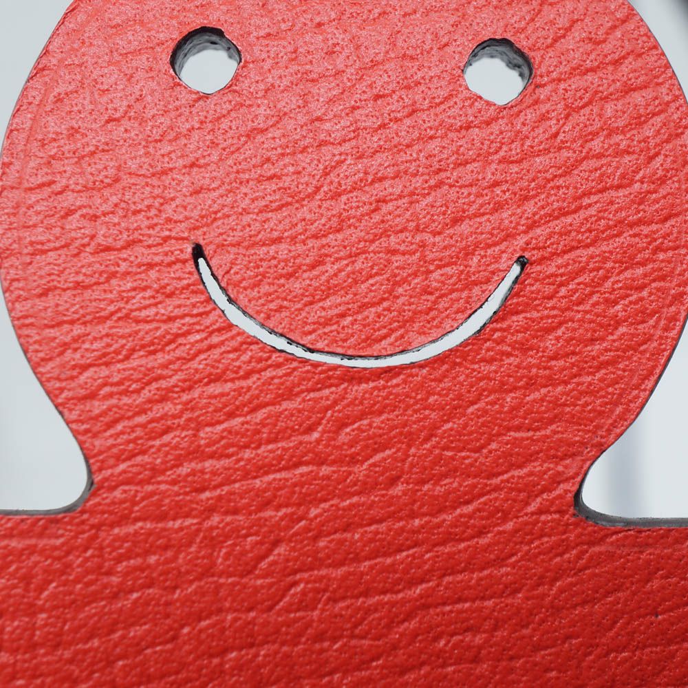 Hermes Charm Petit h Gingerbread Red Man Bag Strap — view 5