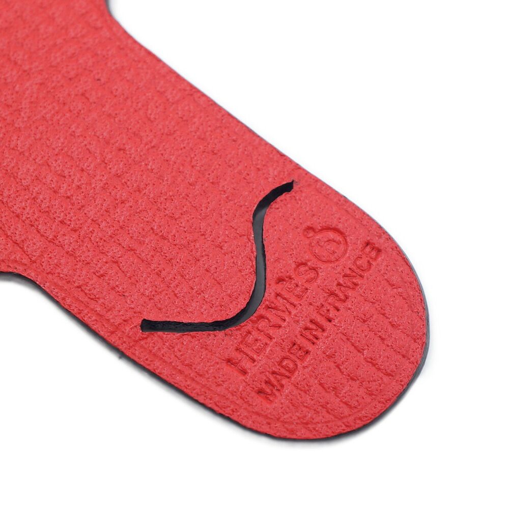 Hermes Charm Petit h Gingerbread Red Man Bag Strap — view 3