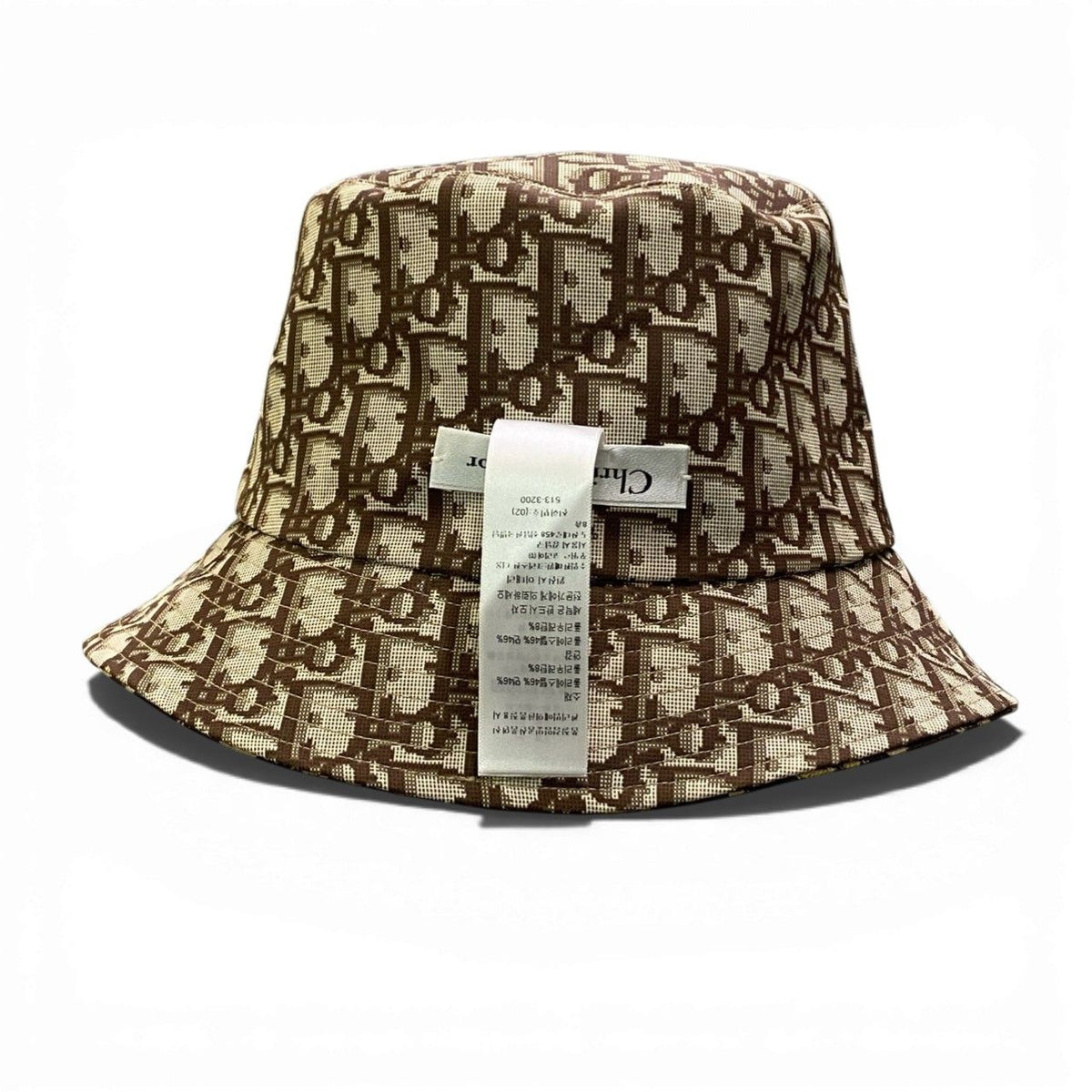 Dior C4 Leopard Trotter Reversible Bucket Hat Headgear — view 8