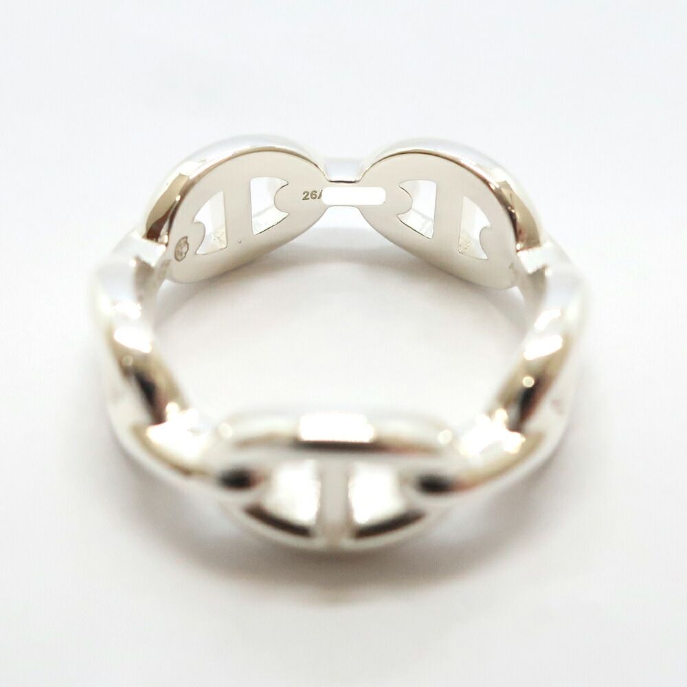 Hermes Chaine D'Ancre Enchainee Ring PM Small 54 Silver — view 6