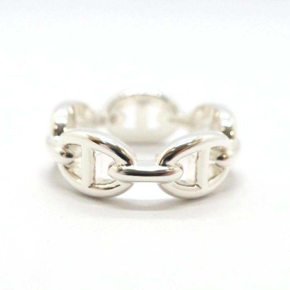 Hermes Chaine D'Ancre Enchainee Ring PM Small 54 Silver — view 2