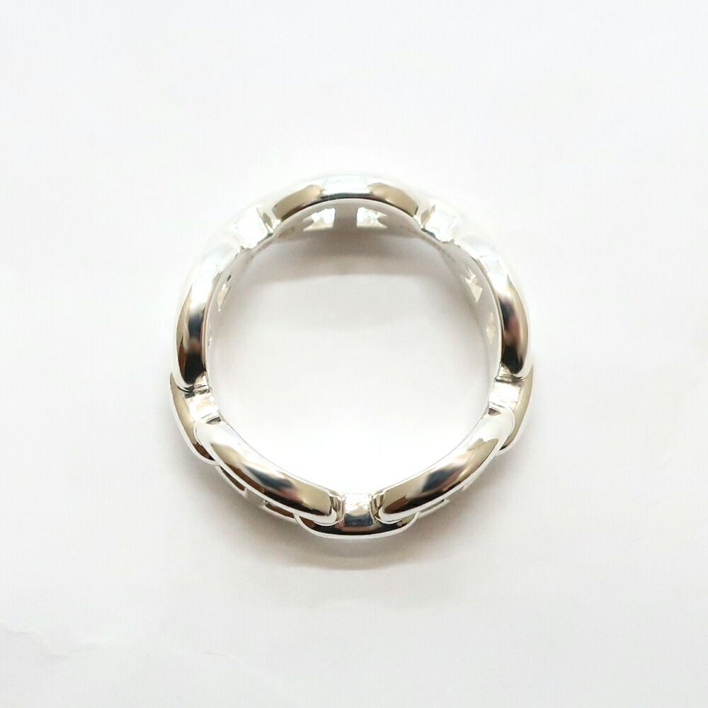 Hermes Chaine D'Ancre Enchainee Ring PM Small 54 Silver — view 3
