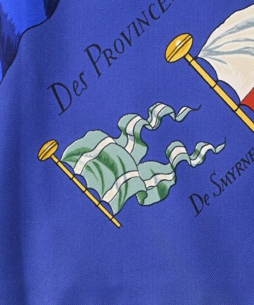 Hermes Bandana Scarf Blue — view 3