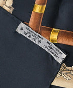 Hermes Bandana Scarf Black — view 6