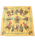 Hermes Bandana Scarf Yellow
