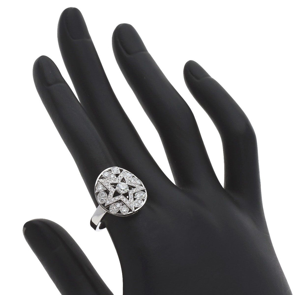 Chanel Comet Diamond 56 Ring 18K White Gold — view 6