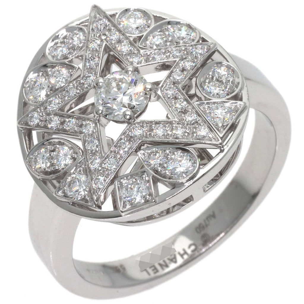 Chanel Comet Diamond 56 Ring 18K White Gold — view 2