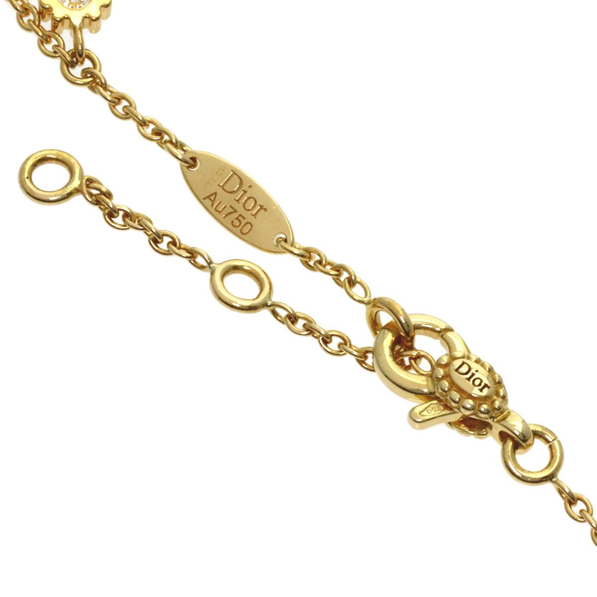 Dior Rose des Vents Diamond Bracelet 18K Yellow Gold — view 4