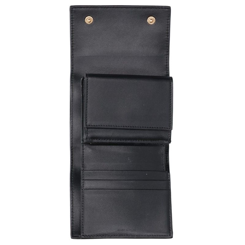 Celine Small Trifold Leather Compact Wallet — view 3