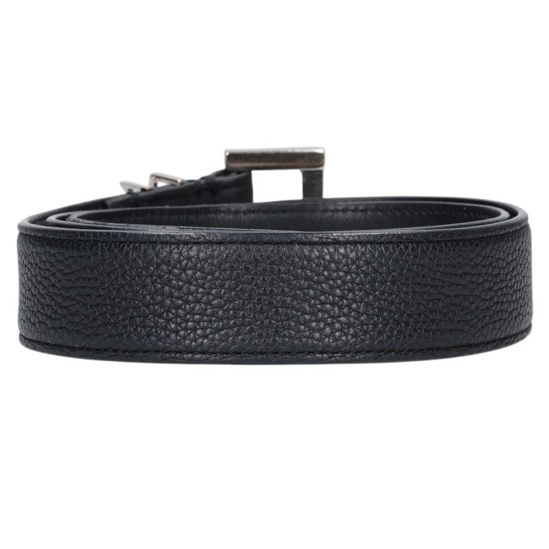 Saint Laurent Paris YSL Belt 3.0 Logo Buckle Narrow Leather 80 — view 2