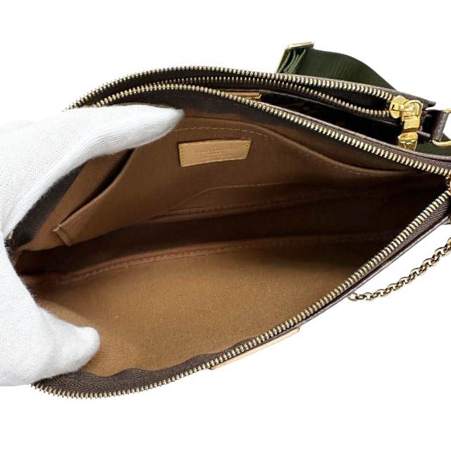 Louis Vuitton Monogram Multi Pochette Accessoires Pouch Shoulder Bag Khaki — view 5