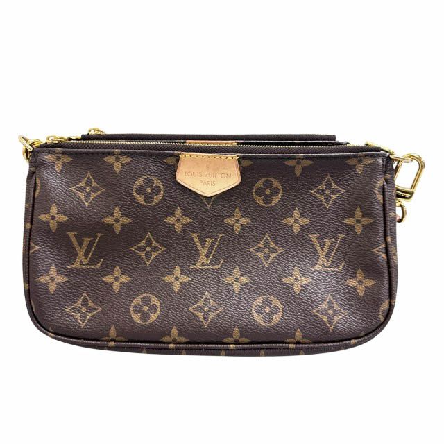 Louis Vuitton Monogram Multi Pochette Accessoires Pouch Shoulder Bag Khaki — view 3