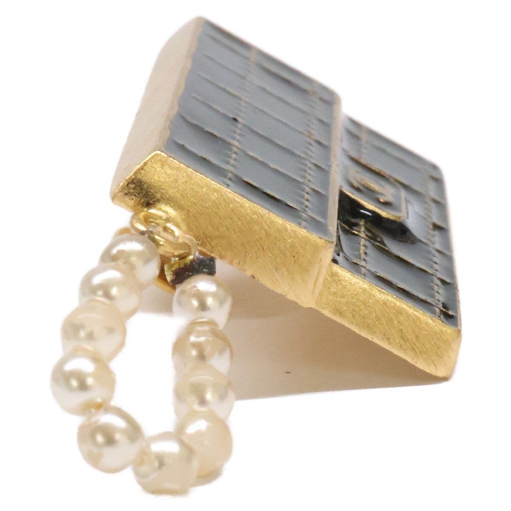 Chanel CC Logo Choco Bar Bag Motif Pearl Charm — view 4