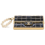Chanel CC Logo Choco Bar Bag Motif Pearl Charm — view 3