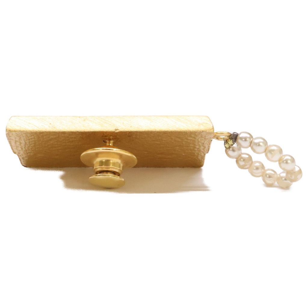 Chanel CC Logo Choco Bar Bag Motif Pearl Charm — view 5