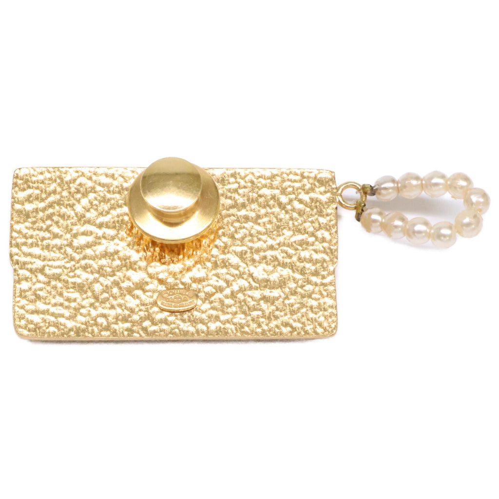 Chanel CC Logo Choco Bar Bag Motif Pearl Charm — view 6
