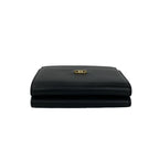Chanel CC Logo Leather Trifold Wallet Mini Black — view 3