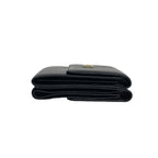 Chanel CC Logo Leather Trifold Wallet Mini Black — view 5