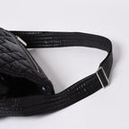 Chanel Coco Cocoon Shoulder Bag CC Logo Nylon Black Silver Quilted — view 5
