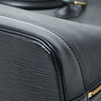 Louis Vuitton Epi Alma Handbag Noir Black Leather — view 6