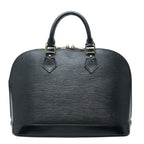 Louis Vuitton Epi Alma Handbag Noir Black Leather