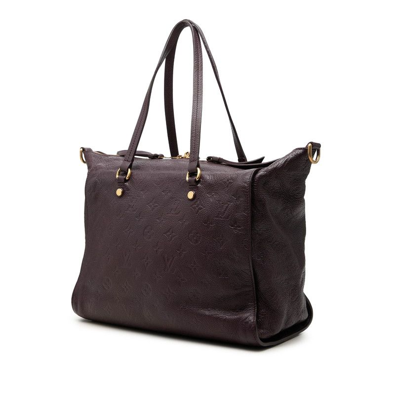 Louis Vuitton Monogram Empreinte Lumineux PM Tote Bag Shoulder Orb Purple — view 2