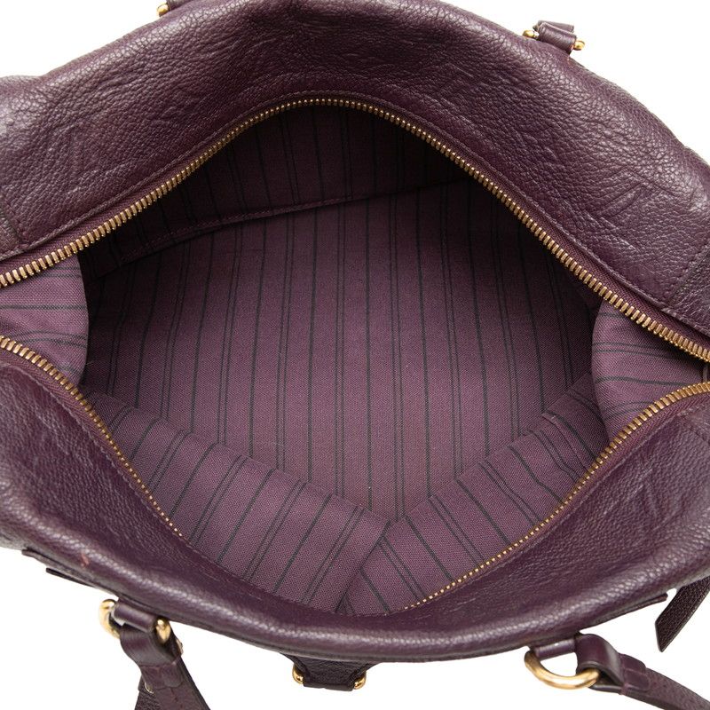 Louis Vuitton Monogram Empreinte Lumineux PM Tote Bag Shoulder Orb Purple — view 4