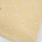 Chanel Wild Stitch Handbag Beige Gold Leather Tote — view 3