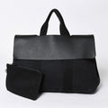 Hermes Handbag Valparaiso MM Tote Black Silver