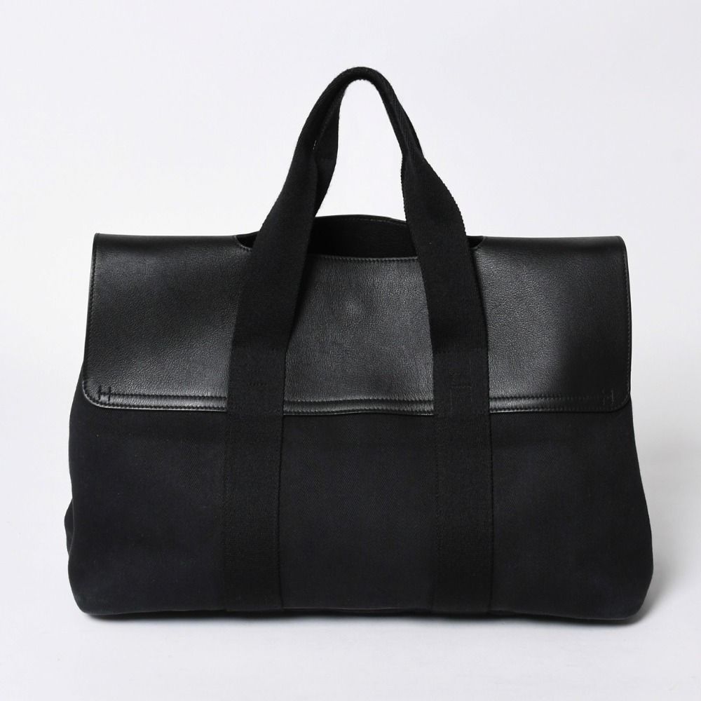Hermes Handbag Valparaiso MM Tote Black Silver — view 3