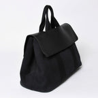 Hermes Handbag Valparaiso MM Tote Black Silver — view 4