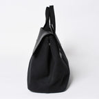 Hermes Handbag Valparaiso MM Tote Black Silver — view 5