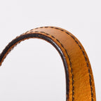 Fendi Zucchino Tote Bag Canvas Leather Brown Orange Gold — view 8