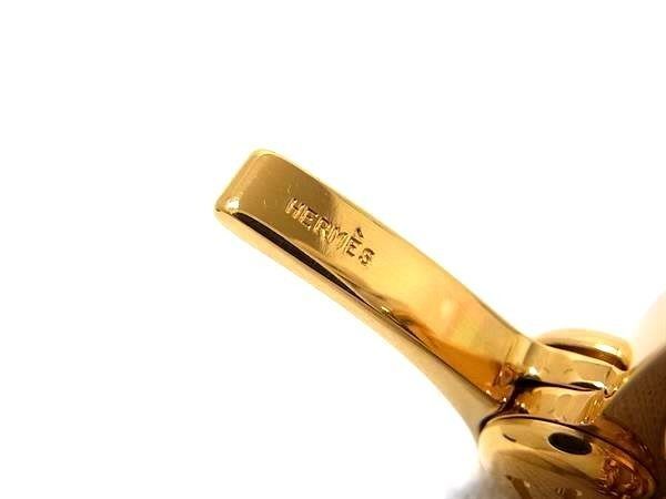 Hermes Key Holder Fillu Globe Gold Metal — view 4