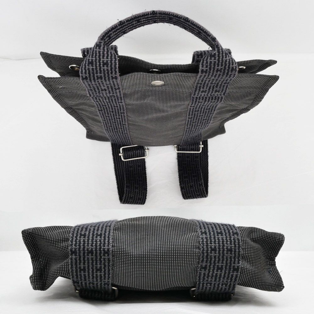 Hermes Herline a Dos PM Gray Backpack Silver — view 4