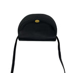 Dior Vintage CD Logo Leather Shoulder Bag Pochette Crossbody Black — view 4