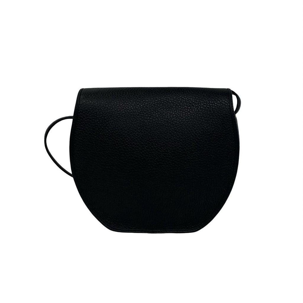 Dior Vintage CD Logo Leather Shoulder Bag Pochette Crossbody Black — view 3