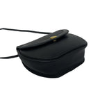 Dior Vintage CD Logo Leather Shoulder Bag Pochette Crossbody Black — view 7