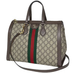 Gucci Ophidia Handbag 2-Way GG Supreme Beige Brown